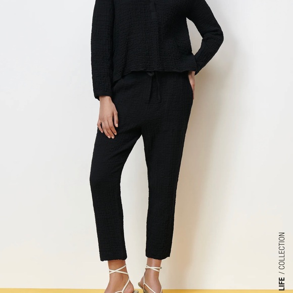 NWT Zara Textured Pants - Picture 2 of 2